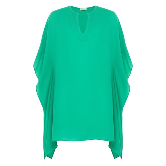 Tunic Dress  | Caftan Tunic | Green |  Beach Coverup | NWT - Picture 7 of 7